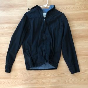 Abel brown black jacket